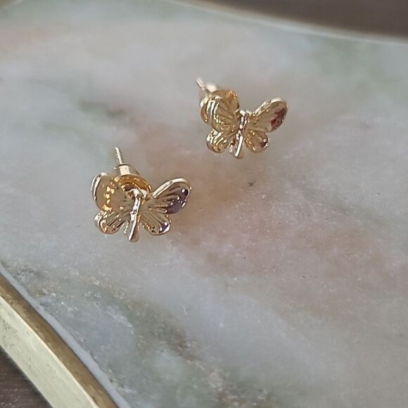 💲6️⃣ Bundled ✔️Set Heart & Butterfly Earrings Cute Valentines Gift - - Picture 4 of 6